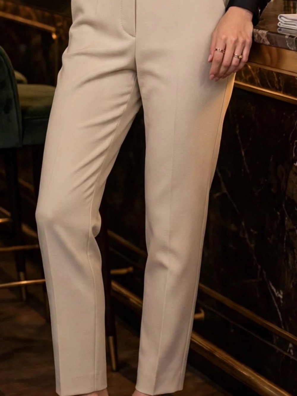 MaxMara women  Dress Pants in Beige and Cream